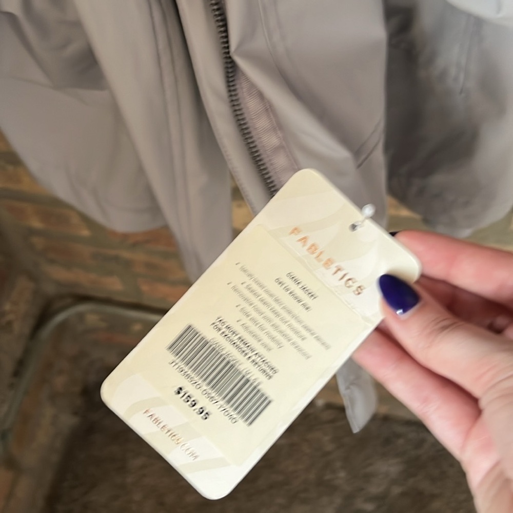 Fabletics Gray Women's Jacket - Picture 3 of 3